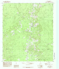 Fred 1984 topographic map thumbnail