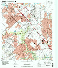 Friendswood 1995 topographic map thumbnail