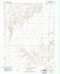 Frisco Creek East 1974 topographic map thumbnail