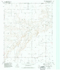 Frisco Creek West 1974 topographic map preview