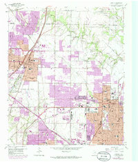 Garland 1959 topographic map thumbnail