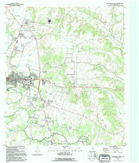 Gatesville East 1994 topographic map thumbnail
