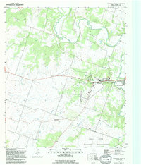 Gatesville West 1995 topographic map thumbnail