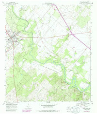 George West 1968 topographic map thumbnail