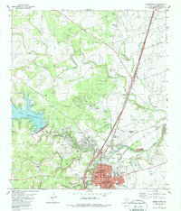 Georgetown 1982 topographic map preview