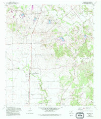 Geronimo 1964 topographic map thumbnail
