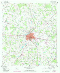 Giddings 1958 topographic map thumbnail