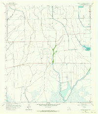 Stanolind Reservoir 1962 topographic map thumbnail