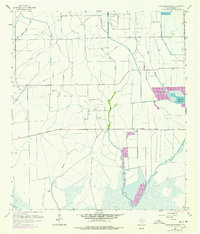 Stanolind Reservoir 1962 topographic map thumbnail