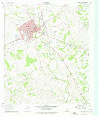Stephenville 1961 topographic map thumbnail