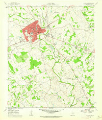 Stephenville 1961 topographic map preview