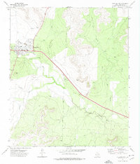 Sterling City 1972 topographic map thumbnail