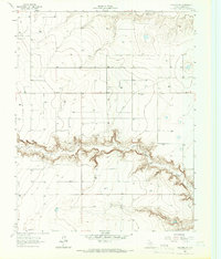 Stevens SW 1964 topographic map thumbnail