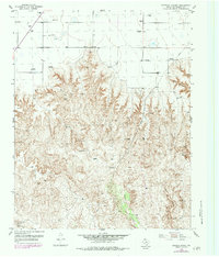 Stinnett Station 1953 topographic map thumbnail
