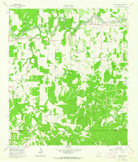 Stonewall 1961 topographic map thumbnail