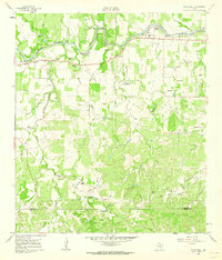 Stonewall 1961 topographic map thumbnail