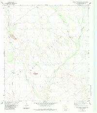 Straddlebug Mountain 1983 topographic map thumbnail