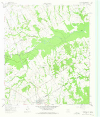 Streetman 1960 topographic map thumbnail