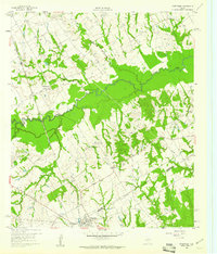 Streetman 1960 topographic map thumbnail