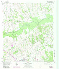 Streetman 1960 topographic map preview