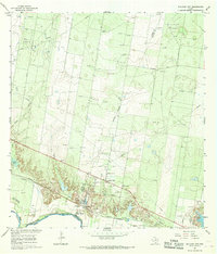 Sullivan City 1965 topographic map thumbnail