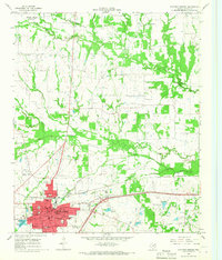 Sulphur Springs 1964 topographic map thumbnail