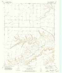 Sunray 1 SW 1974 topographic map thumbnail