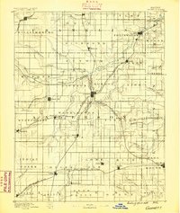 Garnett 1885 topographic map thumbnail