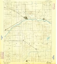 Great Bend 1891 topographic map thumbnail