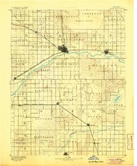 Great Bend 1893 topographic map thumbnail