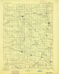 Hiawatha 1894 topographic map thumbnail