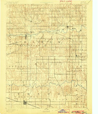Hill 1893 topographic map thumbnail