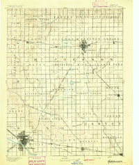 Hutchinson 1893 topographic map thumbnail
