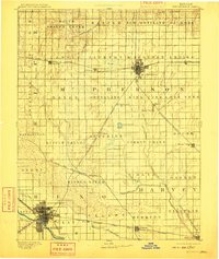 Hutchinson 1893 topographic map thumbnail