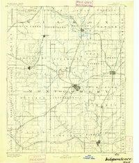 Independence 1894 topographic map thumbnail