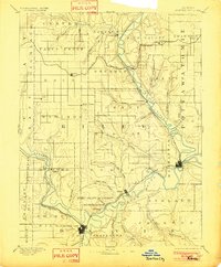 Junction City 1894 topographic map thumbnail