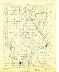 Junction City 1894 topographic map thumbnail
