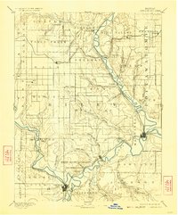 Junction City 1894 topographic map thumbnail
