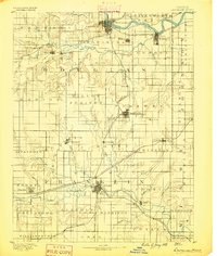 Lawrence 1889 topographic map preview