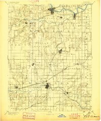 Lawrence 1889 topographic map preview