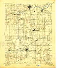 Lawrence 1889 topographic map thumbnail