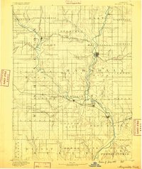 Marysville 1889 topographic map thumbnail
