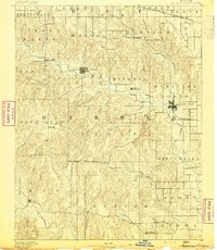 Medicine Lodge 1891 topographic map preview
