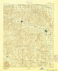 Medicine Lodge 1893 topographic map preview
