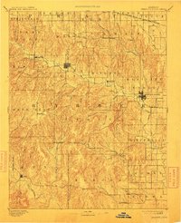 Medicine Lodge 1893 topographic map preview