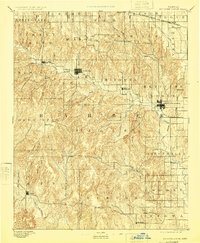 Medicine Lodge 1893 topographic map preview