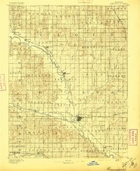 Minneapolis 1892 topographic map thumbnail