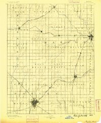Newton 1889 topographic map thumbnail