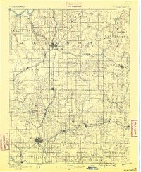 Olathe 1887 topographic map thumbnail