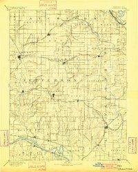Oskaloosa 1894 topographic map thumbnail